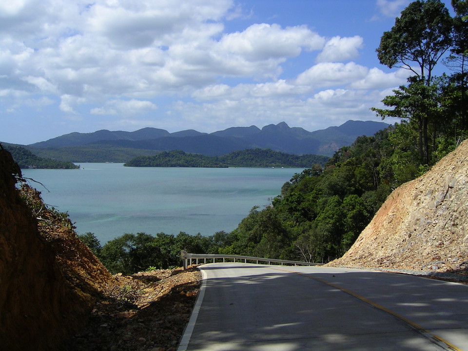 Road in Koh Chang island