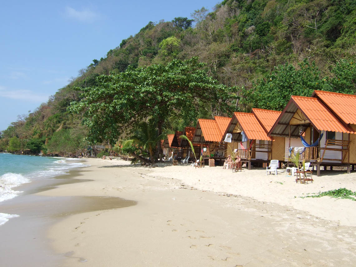 White sand beach in Koh Chang