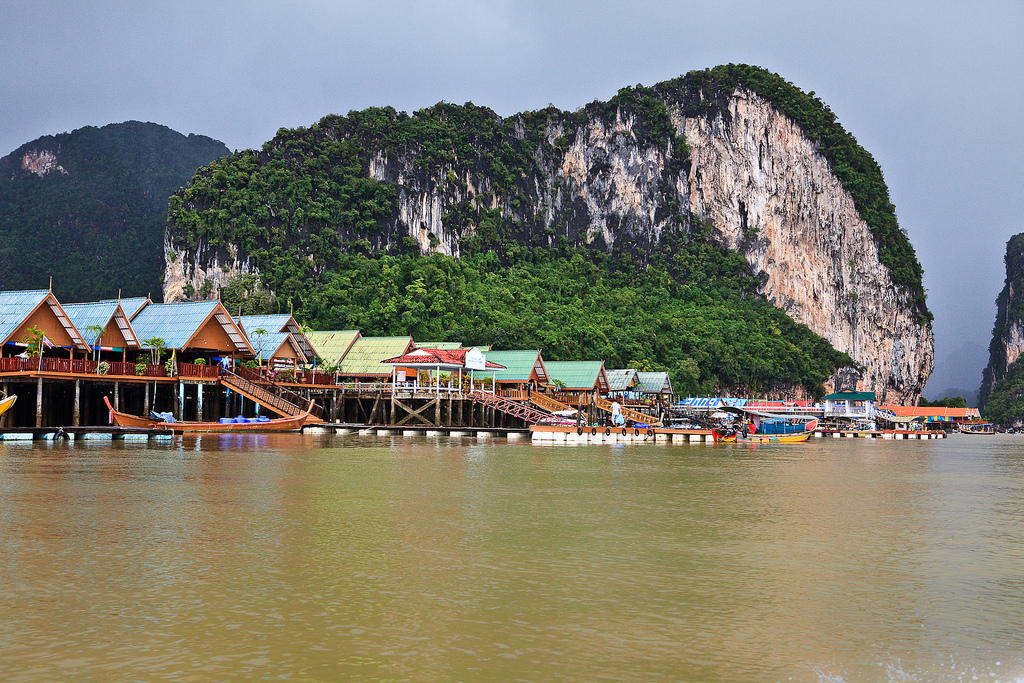 Koh Panyi sea gypsy village in Phang Nga.