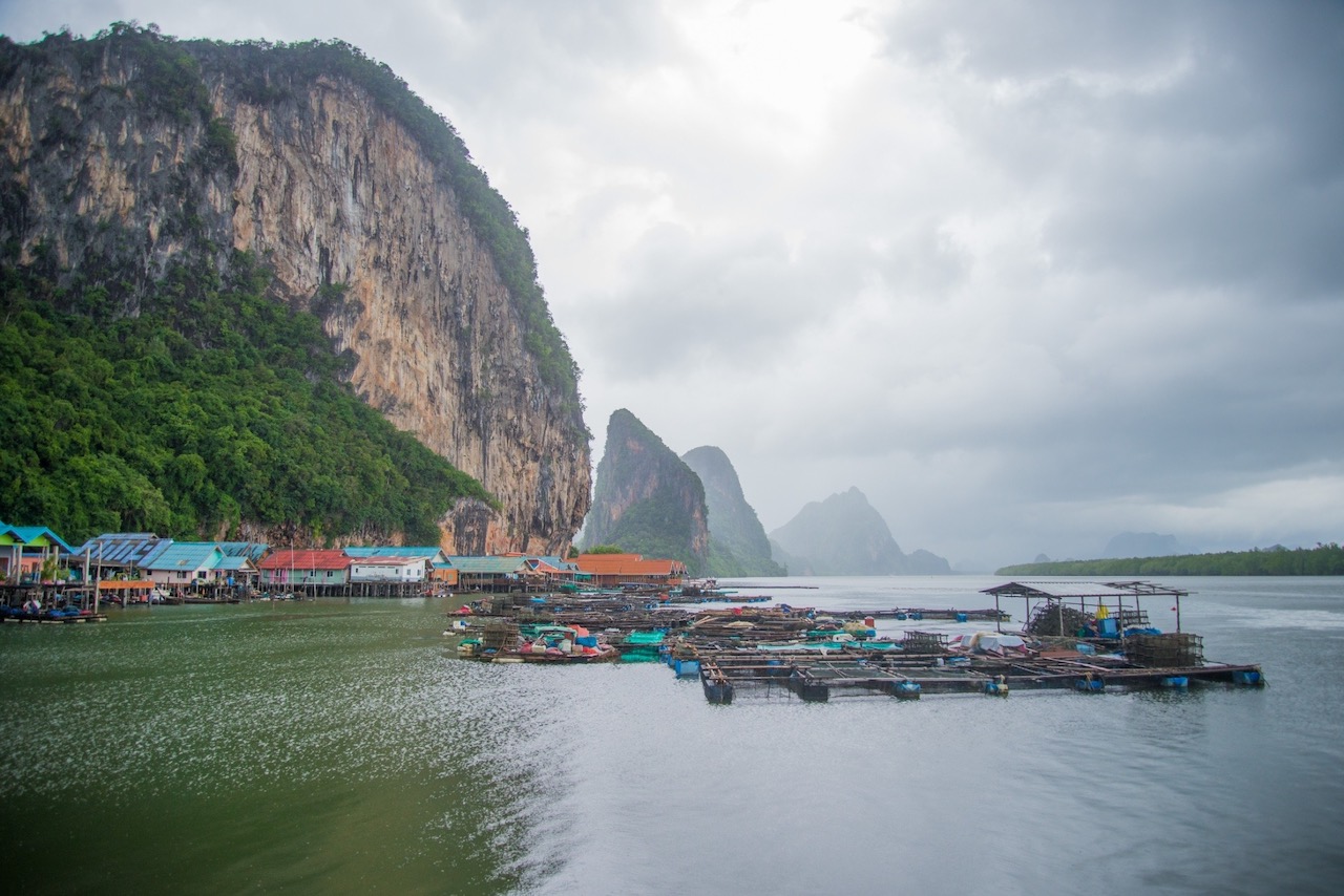 Koh Panyee floating village in Phang-nga.