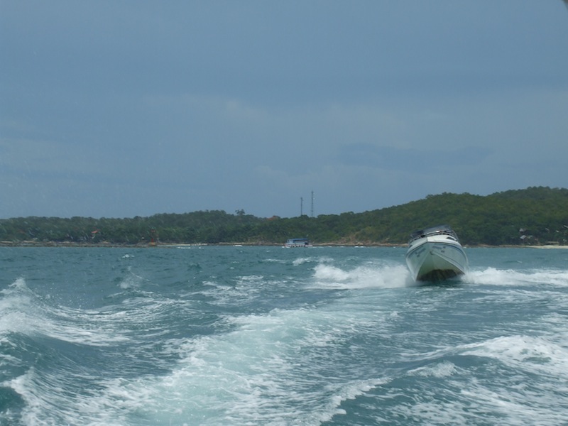 Speedboat off Koh Samed island