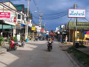 Ring Road in Koh Samui, Surat Thani.