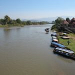 The Kok River at Tambon Tha Ton, Amphoe Mae Ai, Chiang Mai province