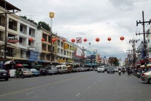 Street view of Krabi Town
