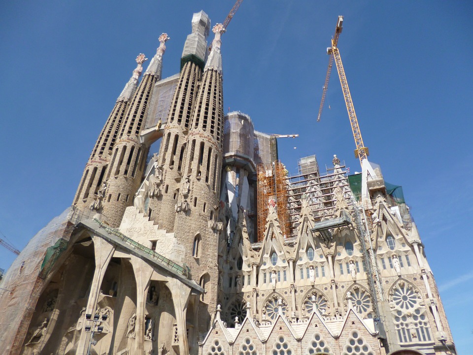 La Sagrada Familia in Barcelona, Catalonia