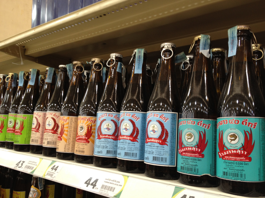 Lao Khao rice whiskey