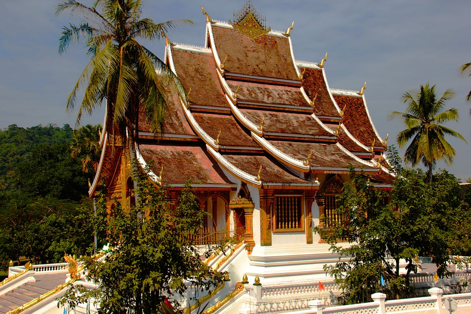 Buddhist temple in Laos.