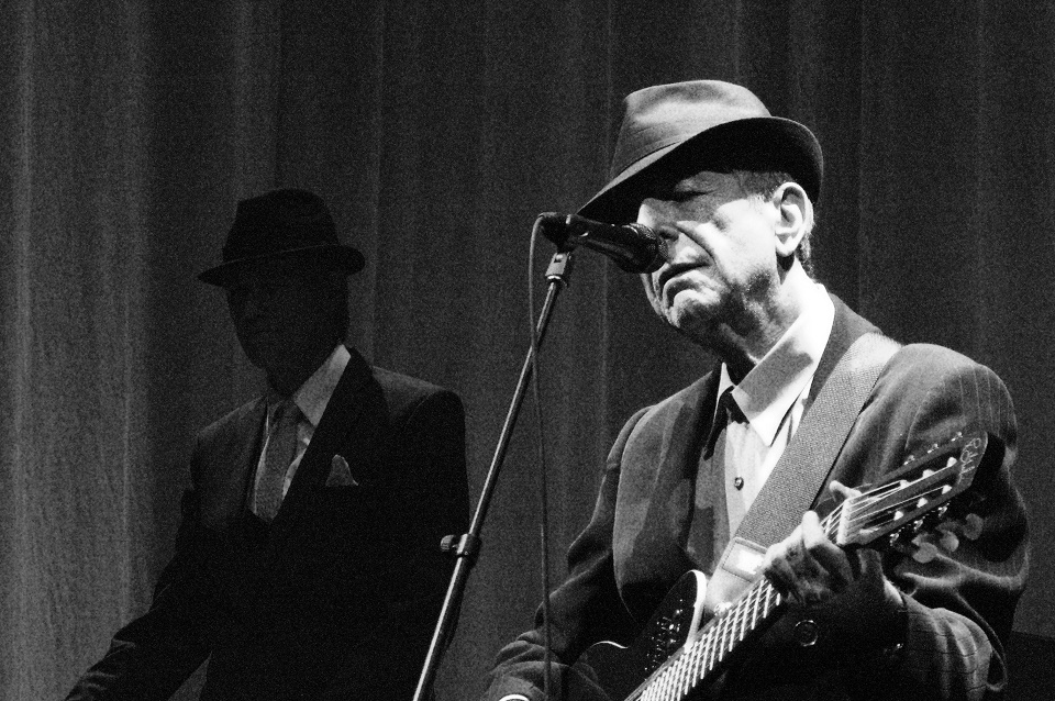 Canadian singer and songwriter Leonard Cohen