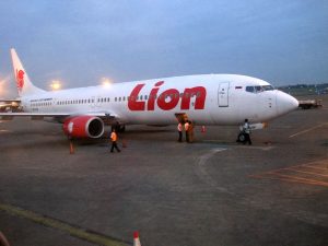 Lion Air Boeing 737-900ER at Soekarno–Hatta International Airport , Indonesia