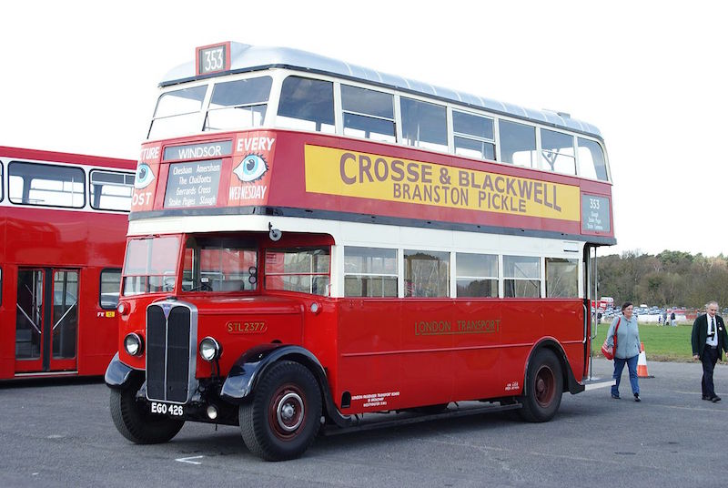 Old 1933 London bus