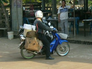 Thailand post postman