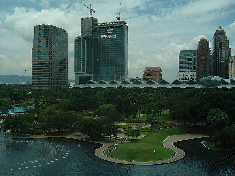 KLCC Park in Kuala Lumpur, Malaysia