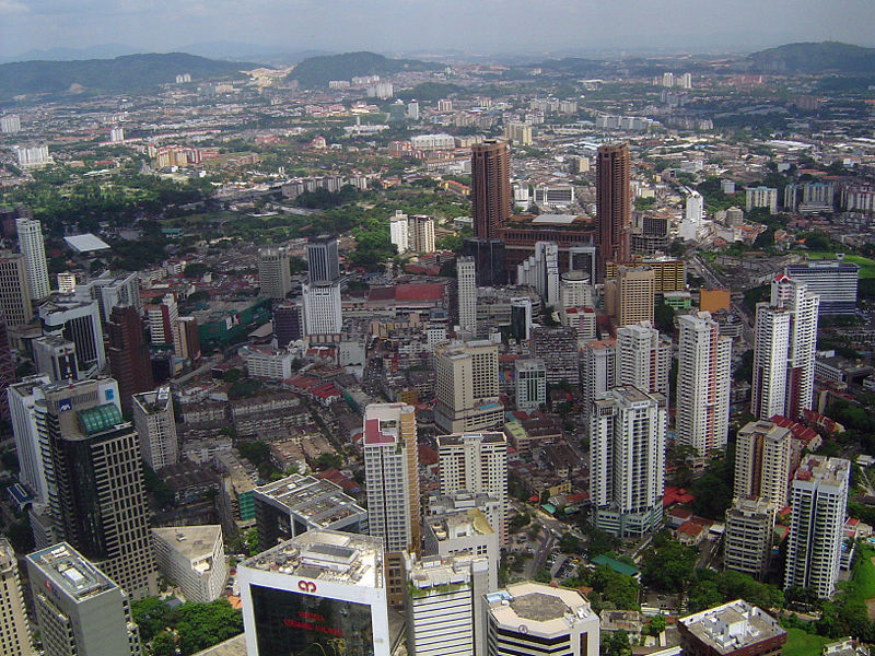 Skyscrapers in Kuala Lumpur, Malaysia