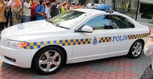 Volvo S80 Malaysian Polis