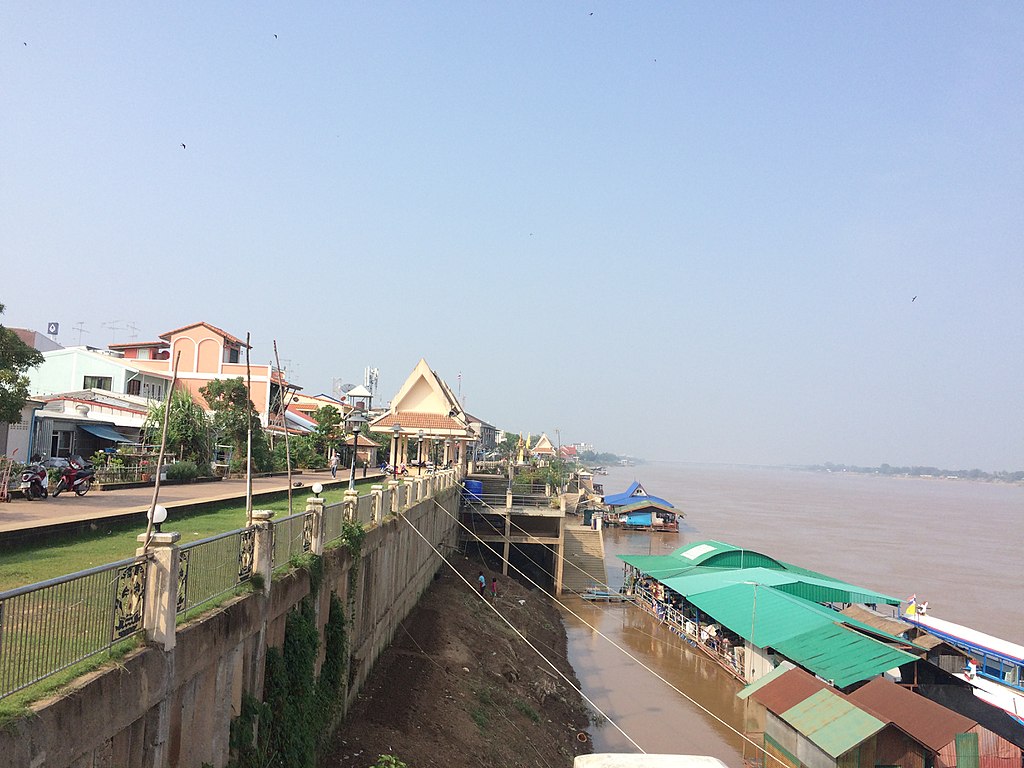 Mekong River in Nai Mueang, Nong Khai