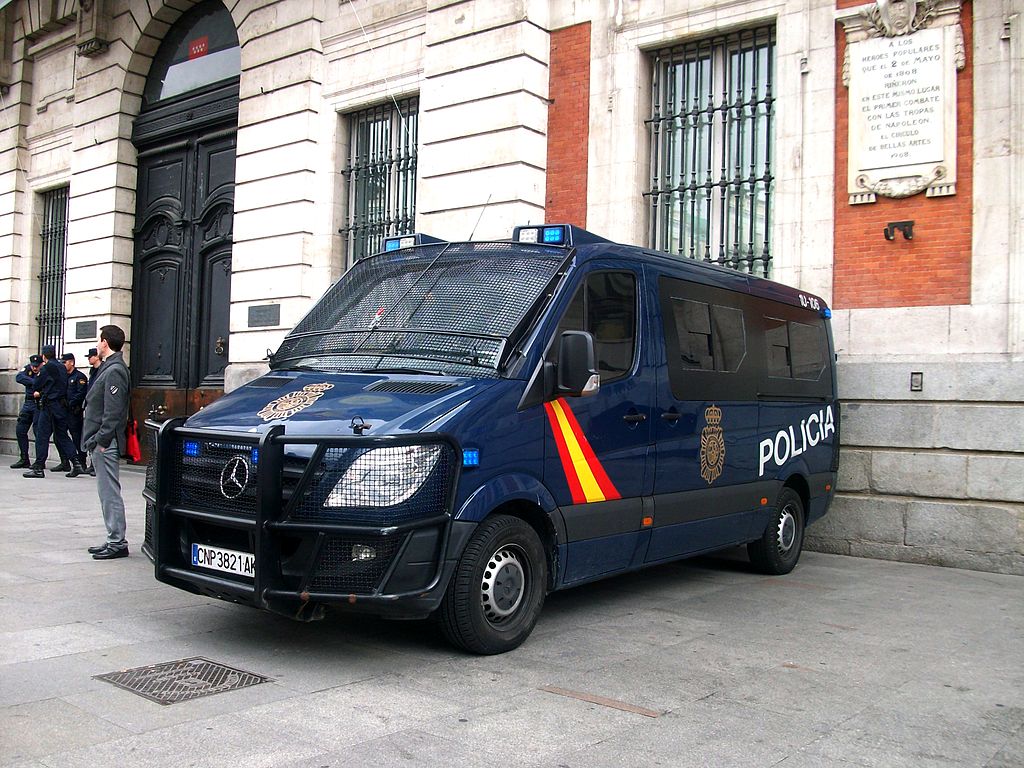 Vehicle of the Policía Nacional