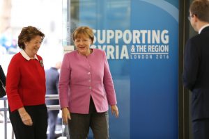 Angela Merkel at the Supporting Syria and the Region