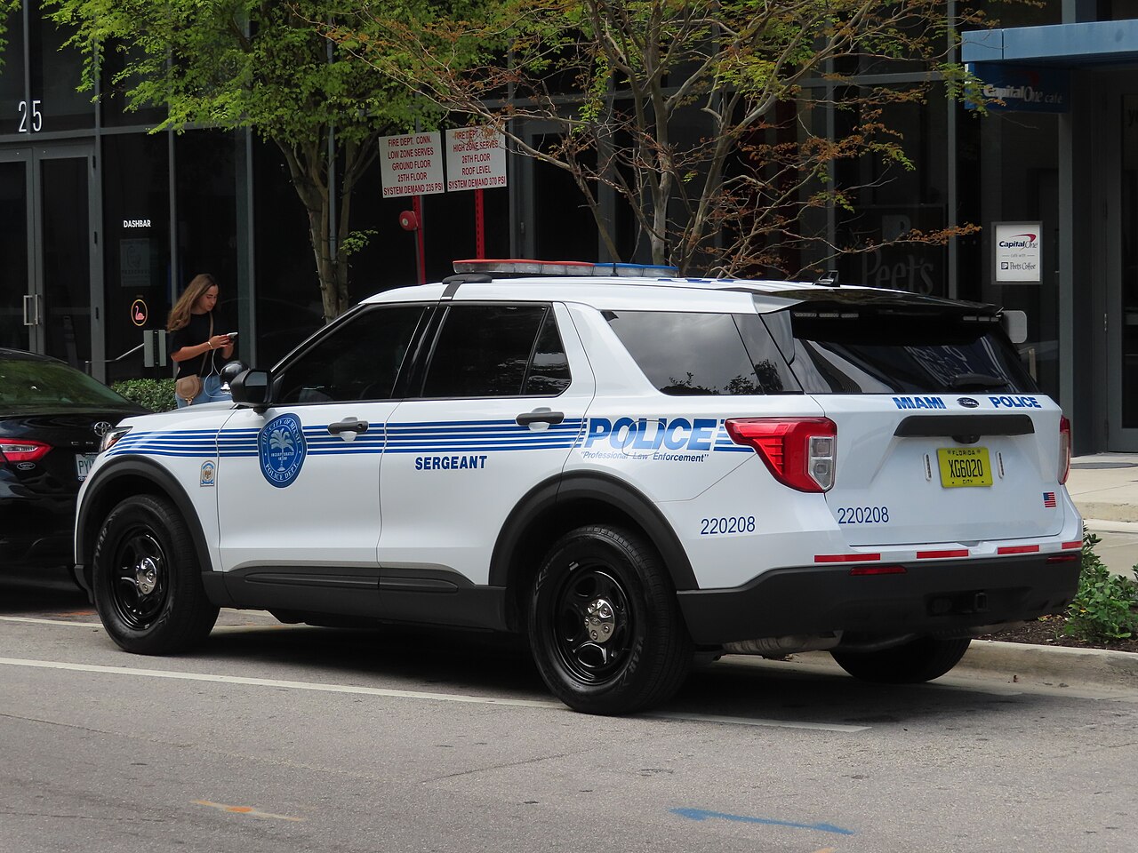 Miami Police Department Ford Police Interceptor Utility Sergeant unit.
