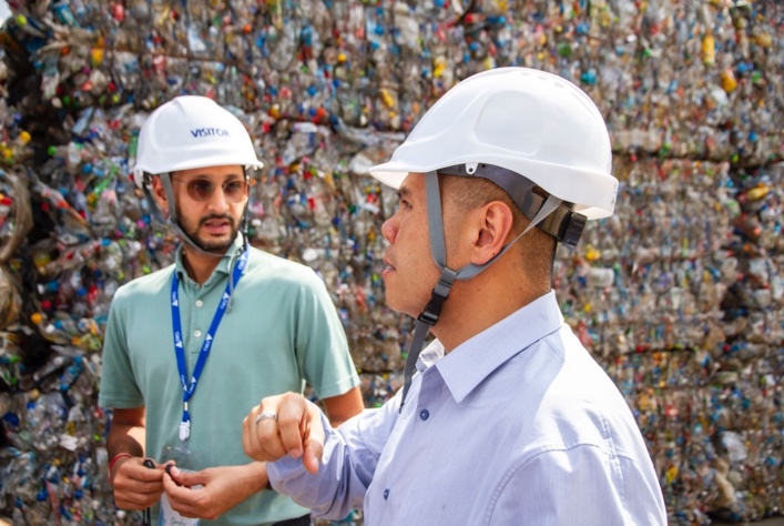 The Ministry of Natural Resources and Environment at PET Recycling Facility in Nakhon Pathom
