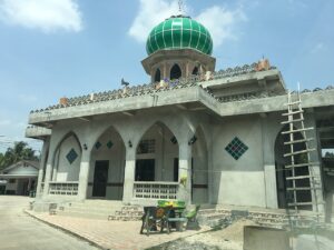 Mosque at Bang Khao, Nong Chik District in Pattani, Southern Thailand.