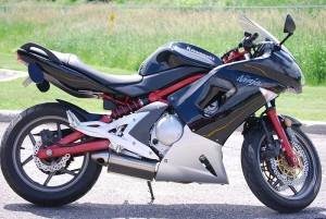 Kawasaki Ninja 650R motorbike