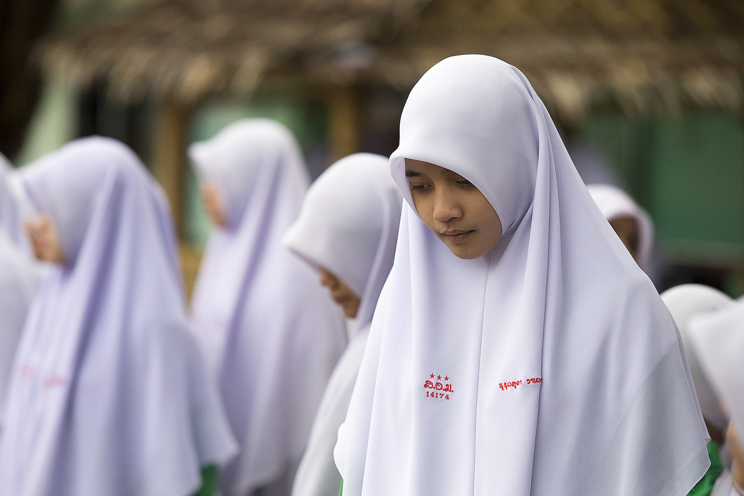 Muslim school girls in Yala, Southern Thailand