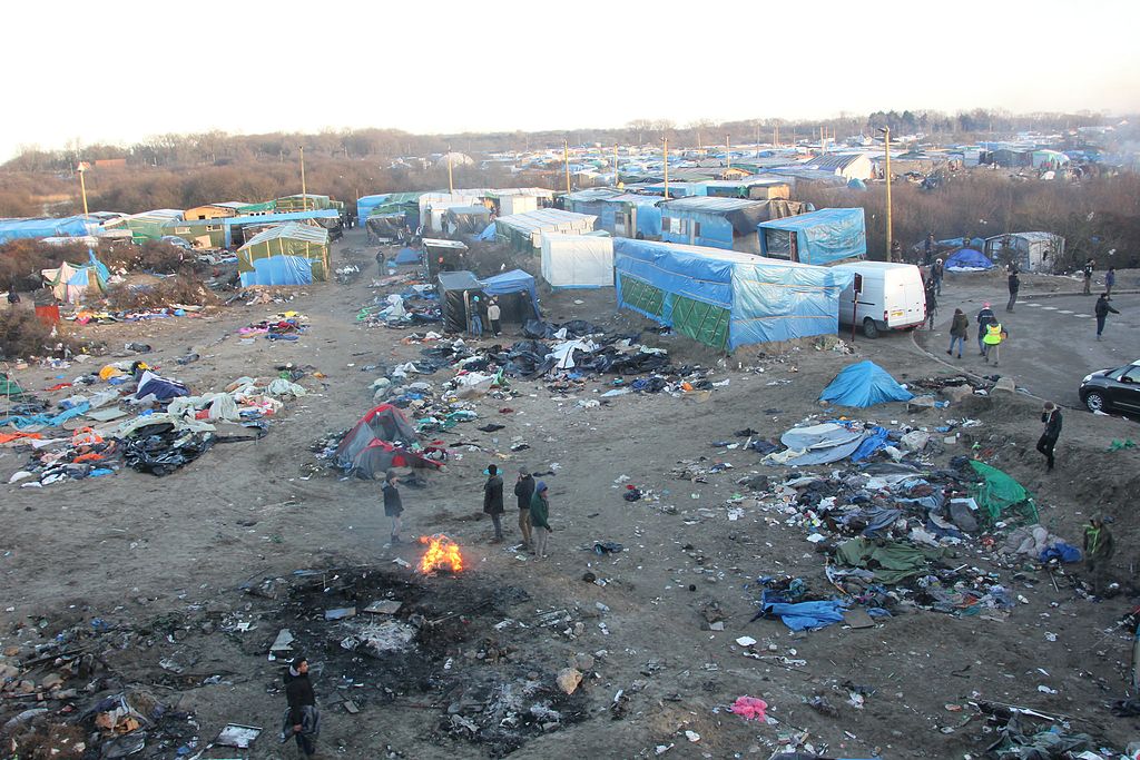 African economic inmigrants in Calais, France