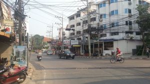 Street in Na Kluea, Bang Lamung District, Pattaya