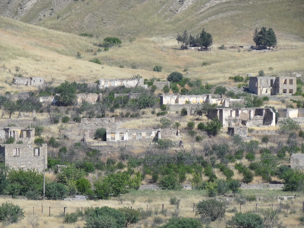 Destroyed Azari Village in Nagorno-Karabakh-Azerbaijan