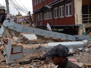 Buildings after the Nepal Earthquake
