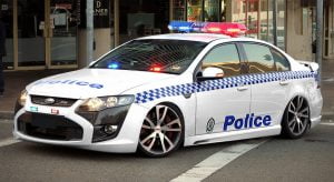 New South Wales Police Force car