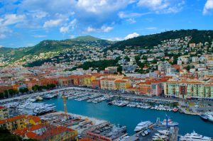 The port in Nice, France