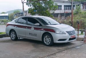 Royal Thai Police Nissan Sylphy car