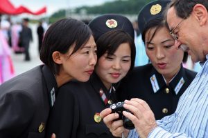 Military women in North Korea