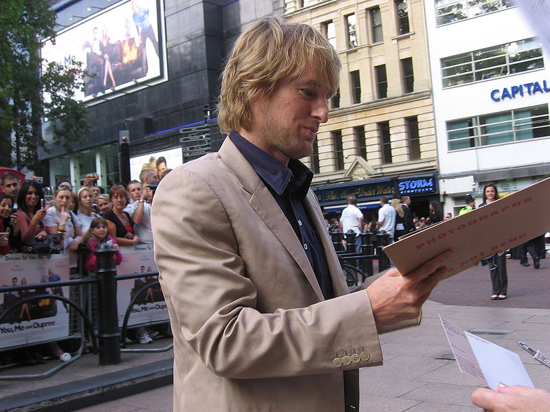 Owen Wilson in London