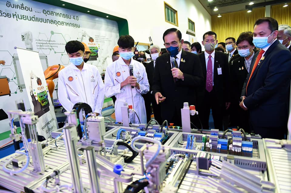Prime Minister Of Thailand Prayut Chan-o-cha during a visit