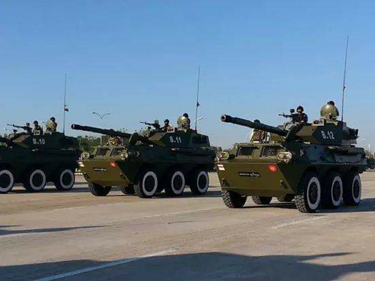 TL-02(WMA-301) tanks of Myanmar Army