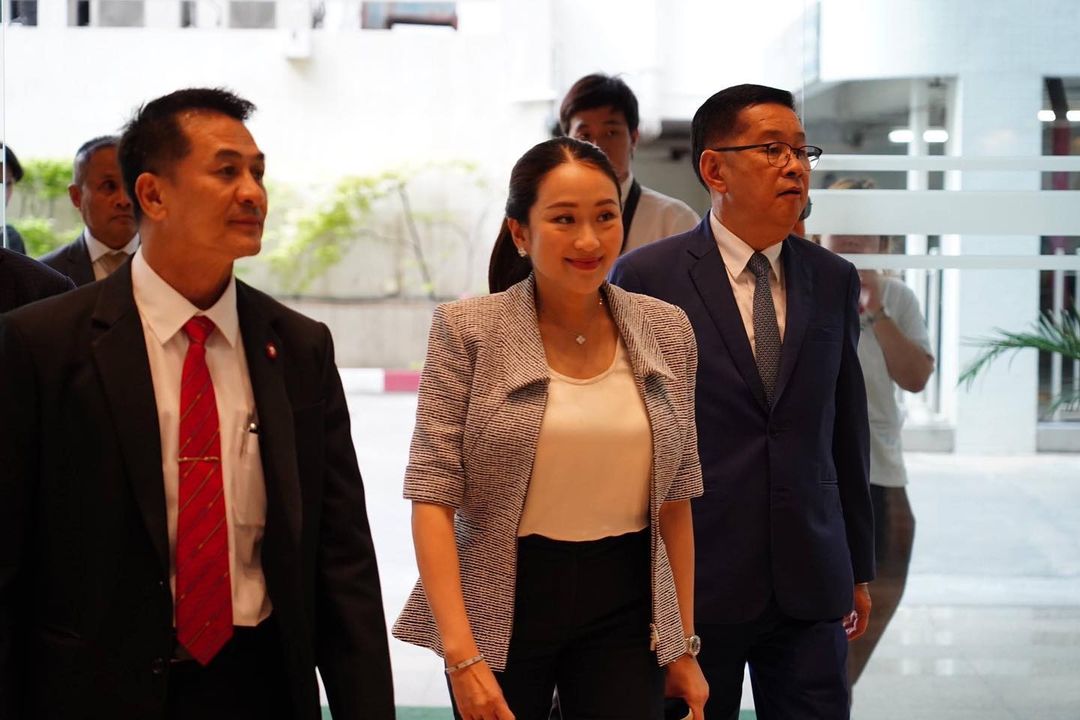 Paetongtarn Shinawatra, youngest daughter of Thaksin Shinawatra.