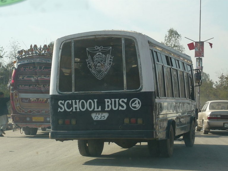 School Bus in Peshawar