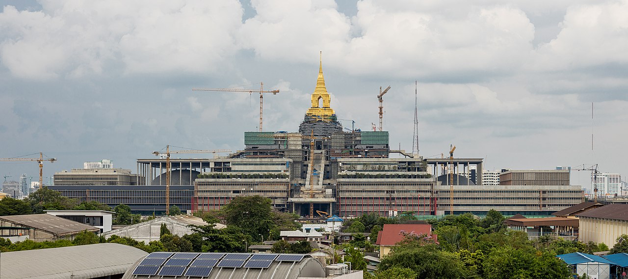 The new Thailand's parliament under construction in Bangkok. It is called Sappaya-Sapasathan