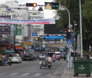 Beach Road in Pattaya near Walking Street
