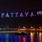 Pattaya City Billboard Sign at Bali Hai Pier, South Pattaya