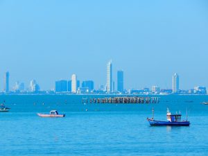 Looking at Jomtien from Bang Suray