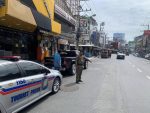 Pattaya Tourist Police car on the street.