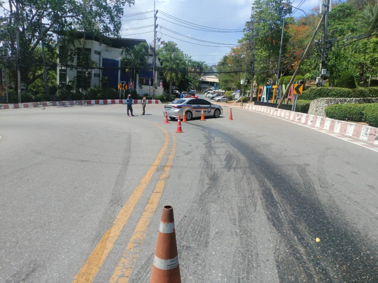 Pattaya Tourist Police car.