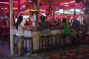 A beer bar in Pattaya city