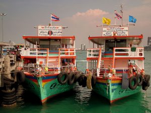 Ferries to Koh Larn at Pattaya pier