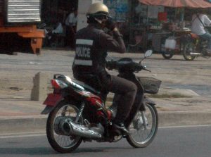 Thai policeman in Pattaya