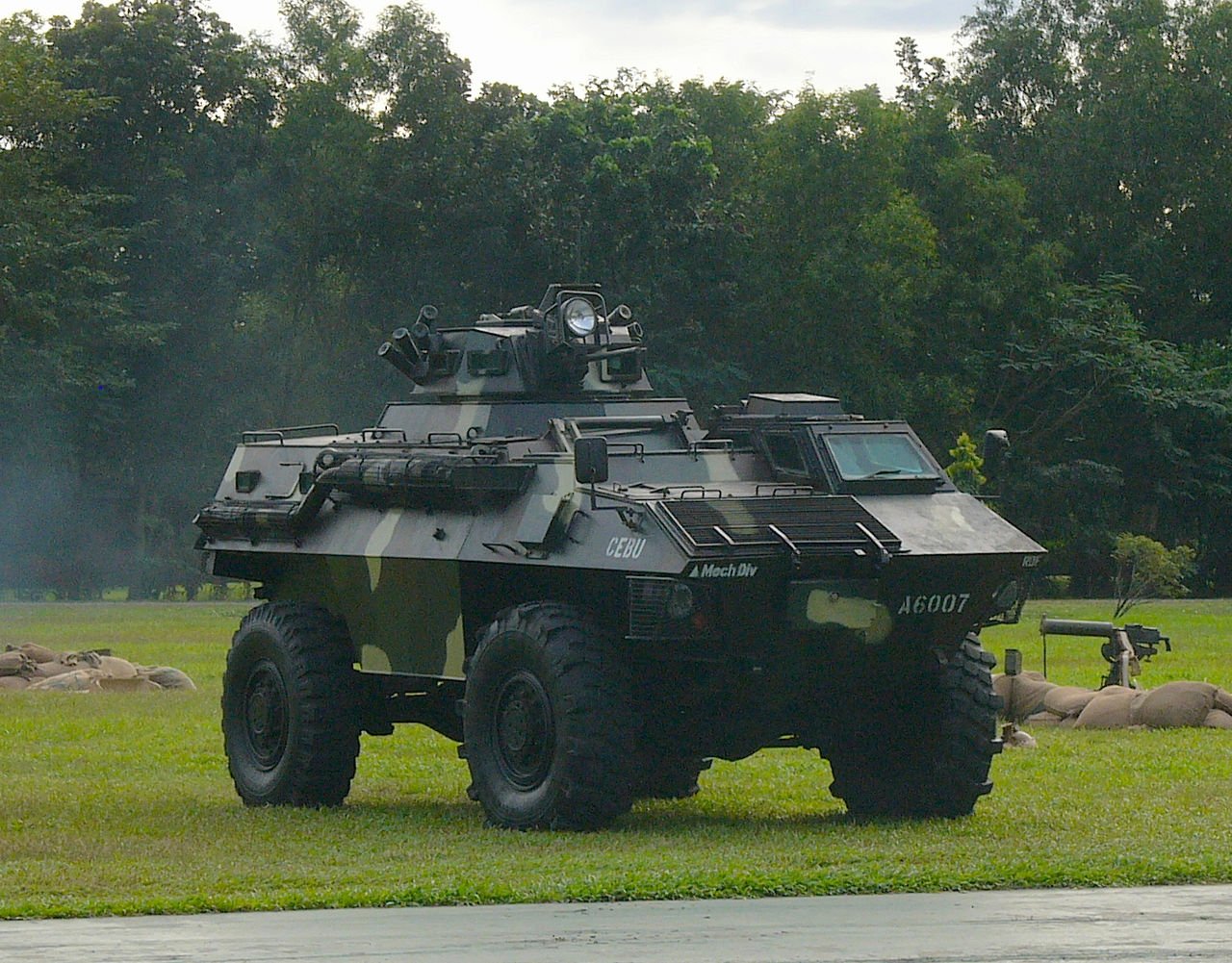 Philippine Army GKN Simba Armored Fighting Vehicle
