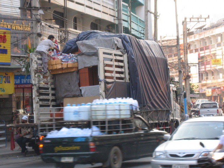 Busy street in Phitsanulok
